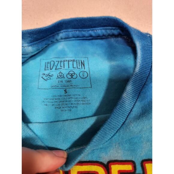 Led Zepplin tie dye tshirt - looks vintage but based on tag, it's modern - Picture 3 of 4